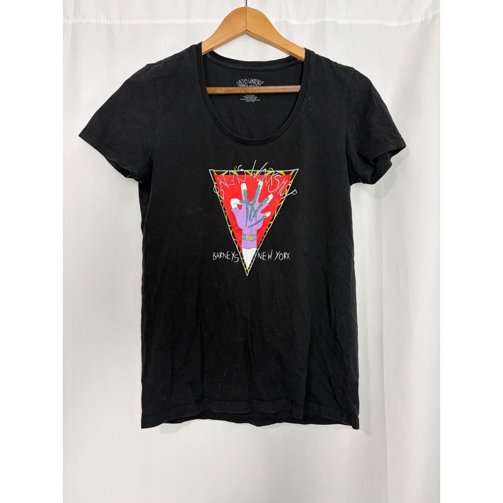 Lady Gaga Gagas Workshop Barneys New York Graphic T-Shirt Black Medium Pop Art